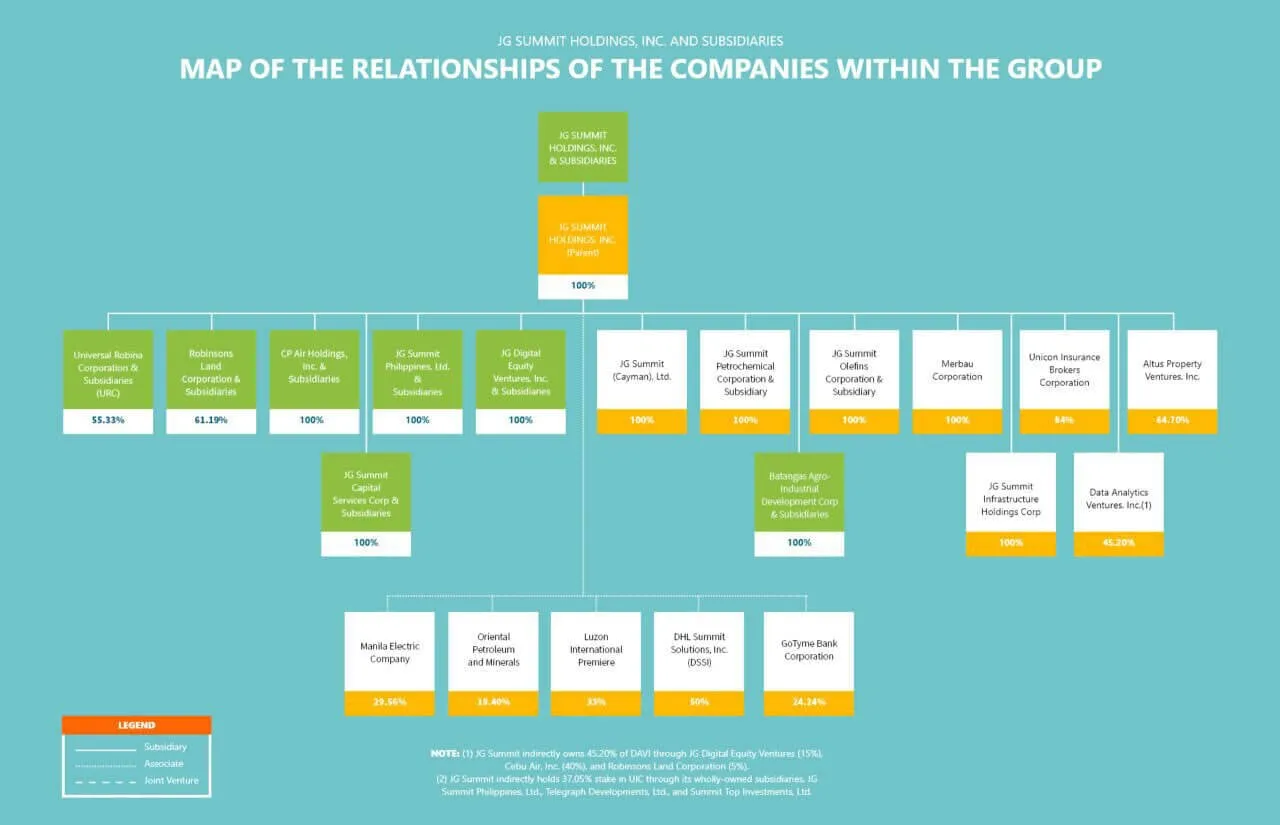 Organizational Structure and Conglomerate Map